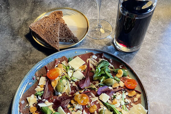 Carpaggio met wijn voorgerecht