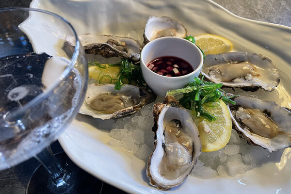 Oesters met champagne
