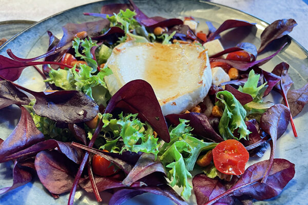Geitenkaas salade Waddengenot aan zee